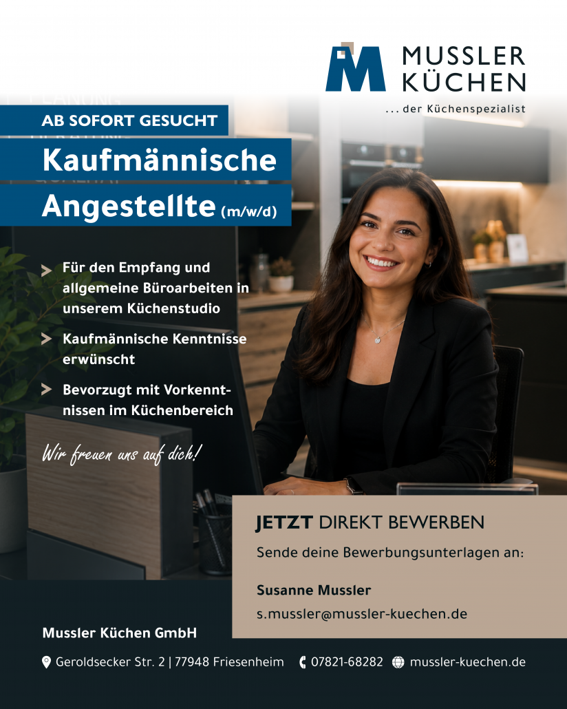 Mussler_Stellenanzeige_Kaufm-Angestellte
